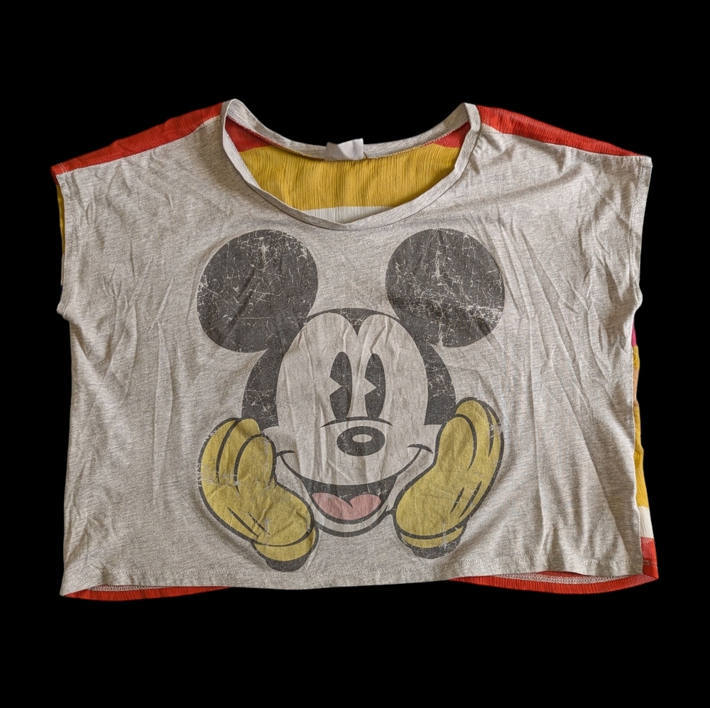 Disney Mickey Mouse cropped shirt